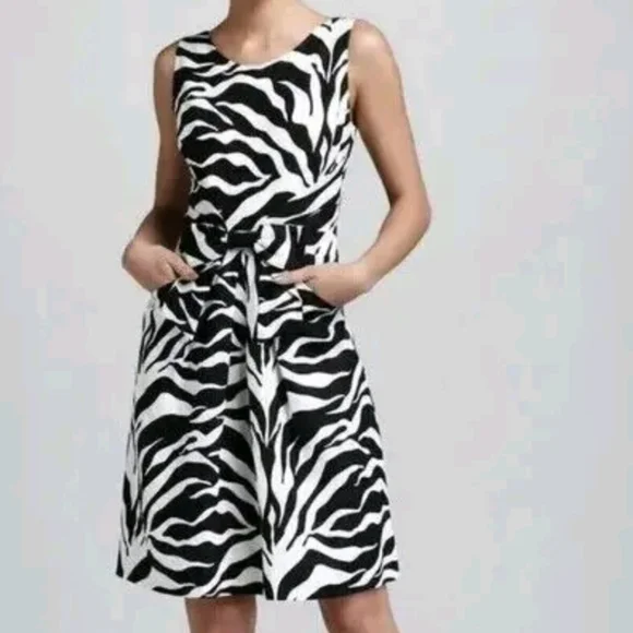 kate spade Dresses Kate Spade Womens Jillian Zebra Print